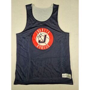 Sport-Tek Juanita Rebels Basketball Jersey Mens Small Reversible Mesh Navy White